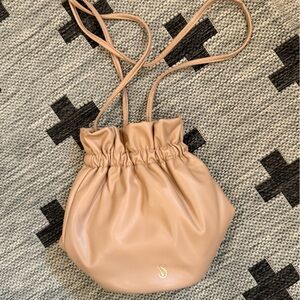 Victoria's Secret Beige Drawstring Bag